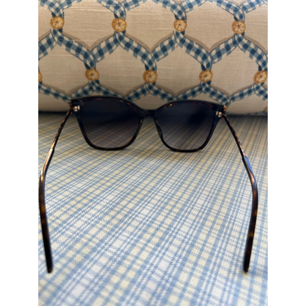 New Saint Laurent Brown Tortoiseshell Sunglasses - Picture 5 of 11